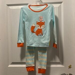 Wonder nation size 3T girls woodland Pajamas with Fox and Owl picture